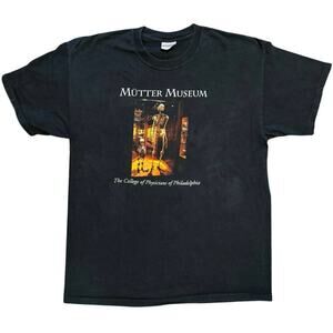 Vintage Mütter Museum The College of Physicians of Philadelphia Skeleton Shirt L